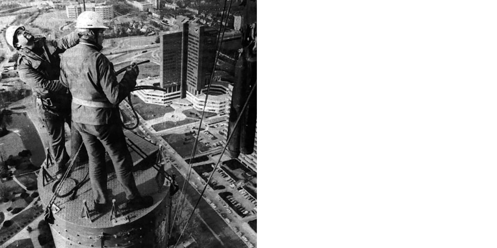 1982_Montage_einer_Kathrein_Aussenantenne_in_Dortmund